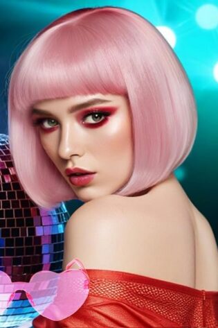 SHORT BOB LIGHT PINK