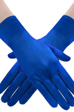 SHINNY ROYAL BLUE MEDIUM GLOVES