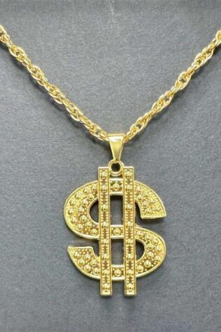 DOLLAR SIGN NECKLACE