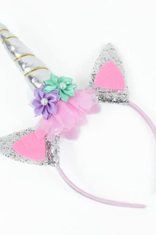 UNICORN ALICE BAND SILVER