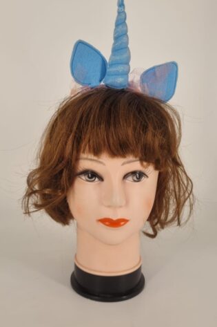 UNICORN ALICE BAND WITH HAIR