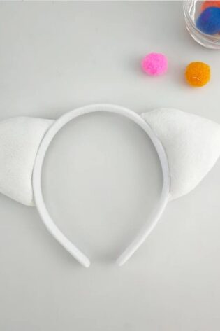 WHITE CAT EARS