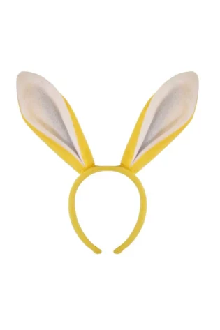 YELLOW AND WHITE BUNNY EARS
