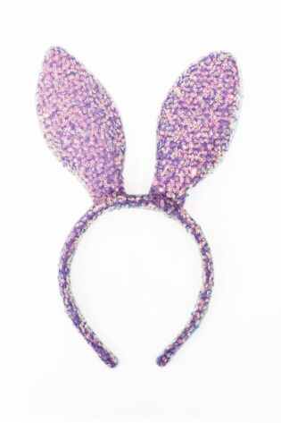 PURPLE SEQUIN BUNNY EARS