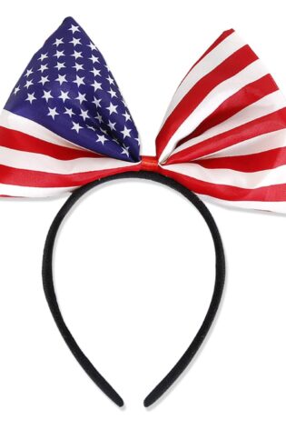USA FLAG BOW