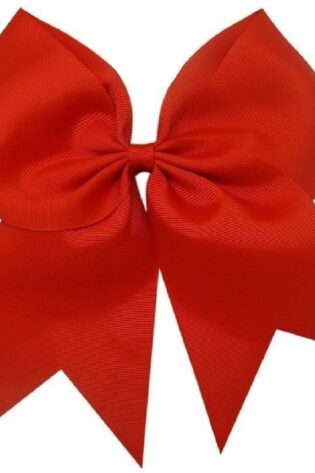 RED BOW hair clip