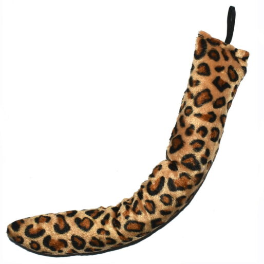 Leopard print costume tail