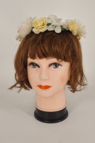 FLOWER GARLAND CREAN FLOWERS