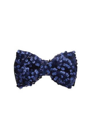 NAVY SEQUIN BOW TIE