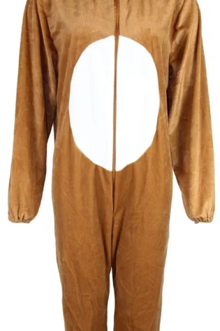 BEAR COSTUME -JUMPSUIT BROWN