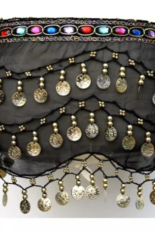 BELLY DANCING SKIRT BLACK