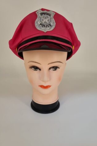 POLICE HAT PINK