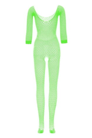 FULL BODY FISHNETS GREEN