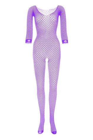 FULL BODY FISHNETS PURPLE