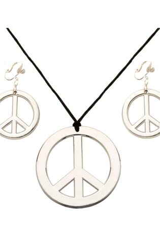 SILVER NECKLACE AND EARRINGS SET