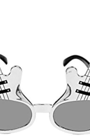 GUITAR GLASSES SILVER