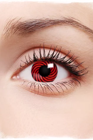 REDDISH BLACK SPIRAL  D24