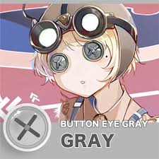 BUTTON EYE  GREY YS27-5