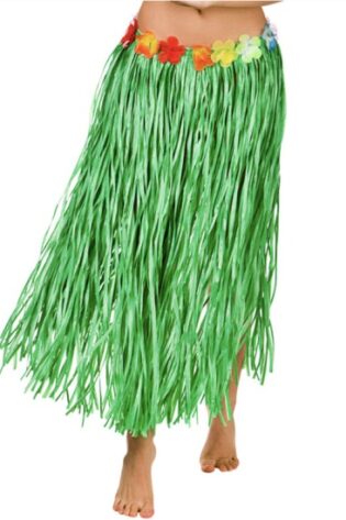 HAWAIIAN GRASS SKIRT GREEN