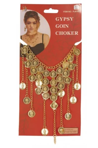 GYPSY COIN CHOKER GOLD