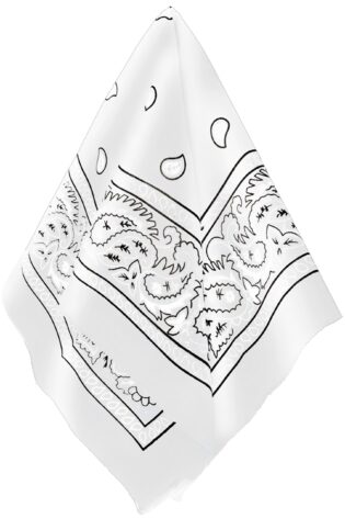 COWBOY BANDANAS WHITE