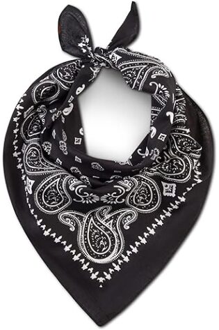 COWBOY BANDANAS BLACK