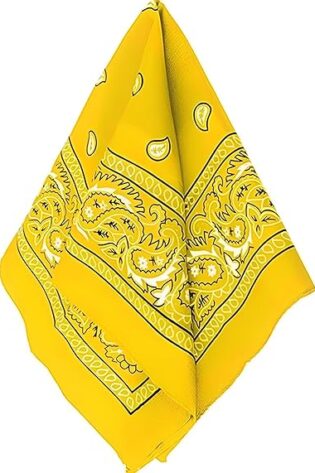 COWBOY BANDANAS YELLOW