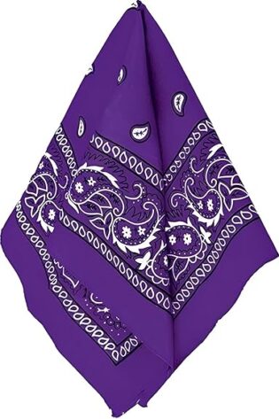 COWBOY BANDANAS PURPLE