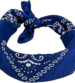 COWBOY BANDANAS ROYAL BLUE