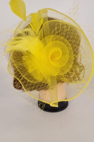 FASCINATOR ROSE  YELLOW
