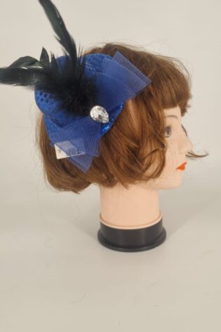 FASCINATOR SEQIN ROYAL BLUE