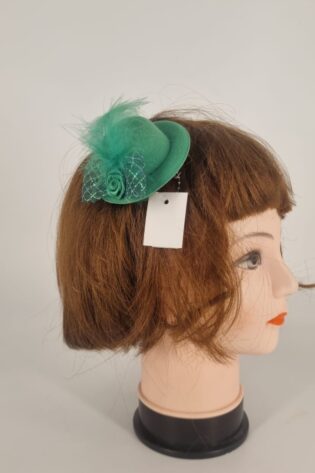 FASCINATOR MINI VELVER GREEN