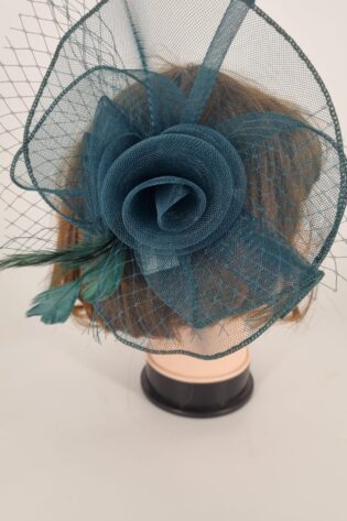 FASCINATOR ROSE NAVY