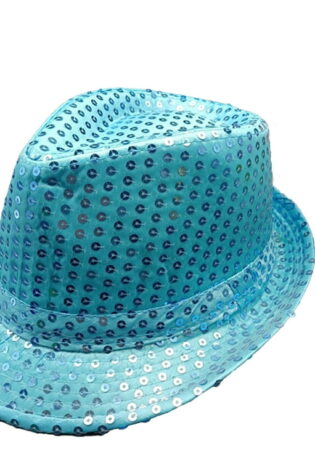 MAFIA HAT SEQUIN TURQUOISE