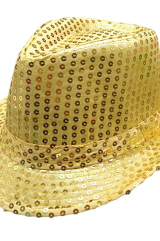 MAFIA HAT SEQUIN GOLD