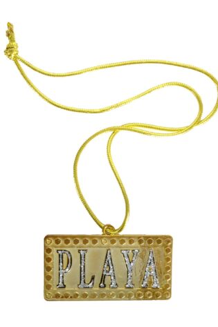 PLAYA GOLD BLING NECKLACE
