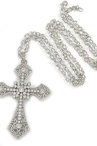 SILVER CROSS NECKLACE