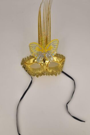 MORROR WITH BUTTERFLY  GOLD