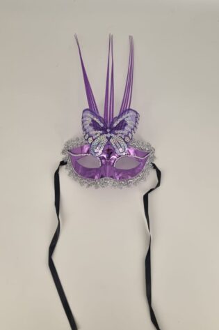 MORROR WITH BUTTERFLY  PURPLE