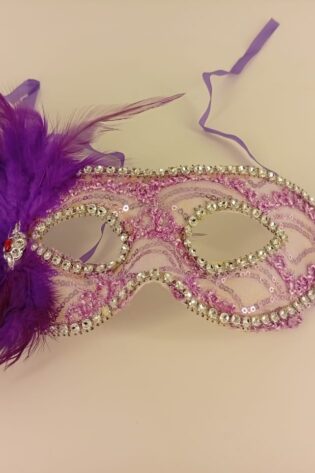 LACEY SEQUIN WITH FLOWER PURPLE