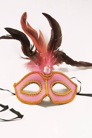 LIGHT PINK WITH TRIM AND GOLD