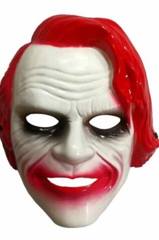 JOKER MASK RED HAIR
