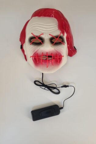 JOKER MASK RED HAIR RED