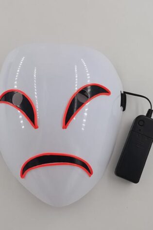KAGETANE HIRUKO MASK  SAD FACE  RED