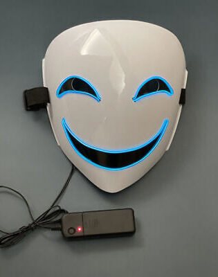 KAGETANE HIRUKO MASK  HAPPY FACE  BLUE