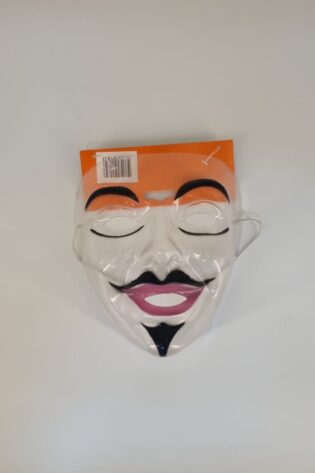 ANONOMUS MASK CLEAR