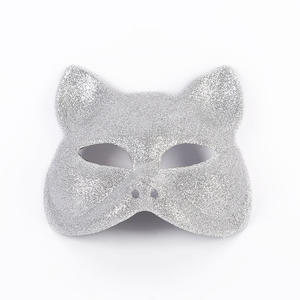 SILVER CAT MASK
