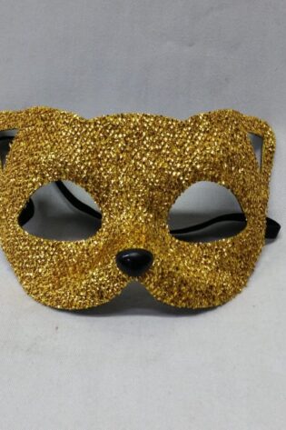 GOLD CAT MASK