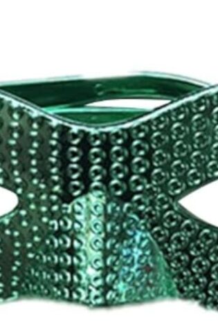GREEN SEQUINE GLASSES MASK