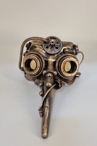 STEAM PUNK PLAGUE DOCTOR MASK BRONZE